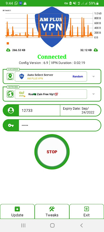 AM PLUS VPN  Screenshot 1