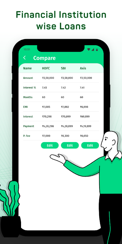 Financial Loan Calculator App  Screenshot 1