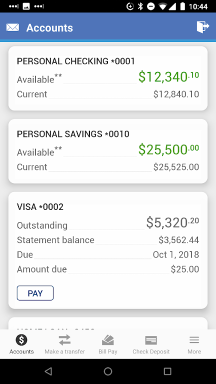 Connex Credit Union Mobile  Screenshot 2