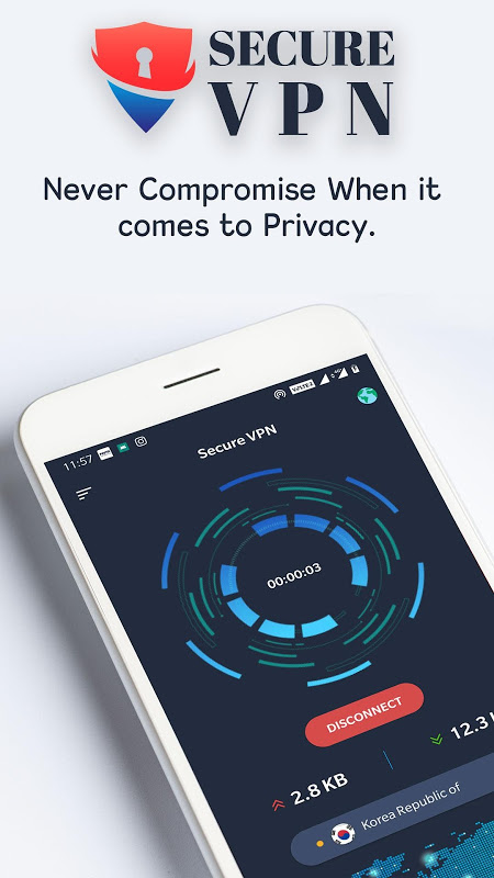 Secure VPN : Free Unlimited VPN  Screenshot 1