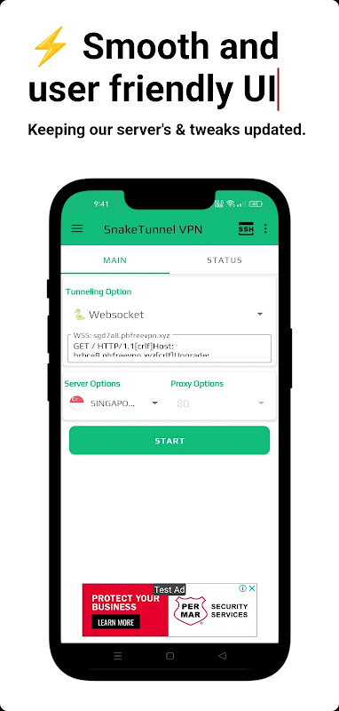 SnakeTunnel VPN  Screenshot 2