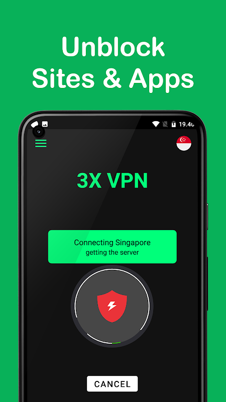 3X VPN Proxy - VPN Master, Unlimited VPN Private  Screenshot 1