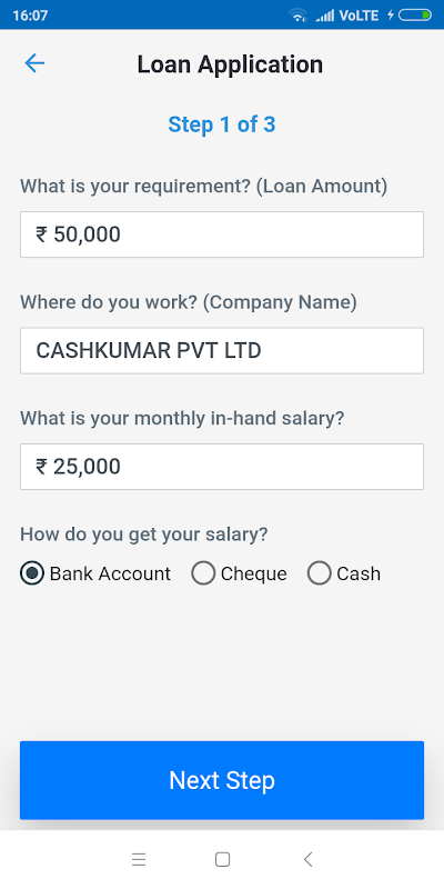 Cashkumar - Quick Personal Loan  Screenshot 3