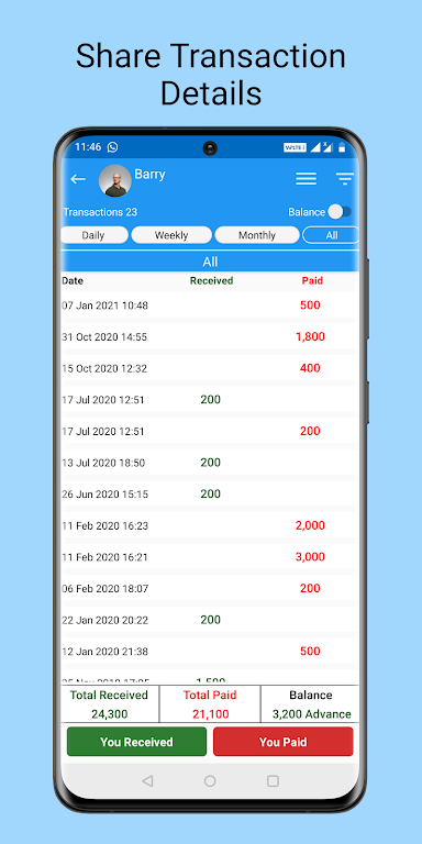 Credit Debit- ledger account  Screenshot 4