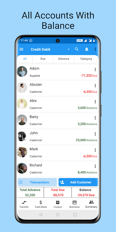 Credit Debit- ledger account  Screenshot 1