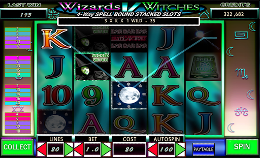 Wizards V Witches video slots  Screenshot 4