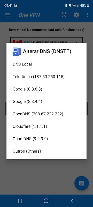 One VPN - DNSTT Plugin  Screenshot 2