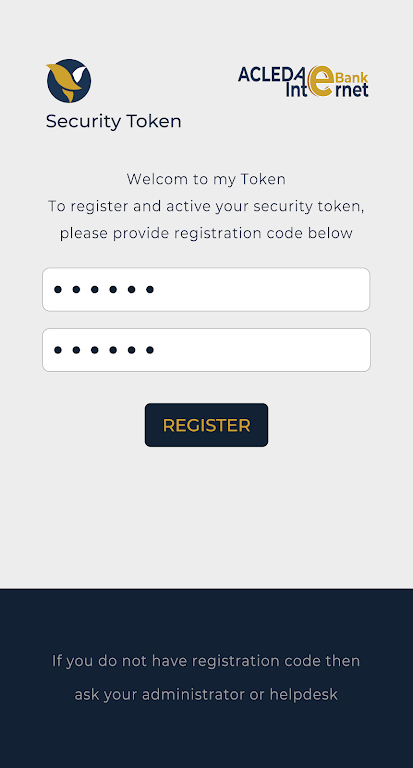 ACLEDA  Bank Security Token  Screenshot 2