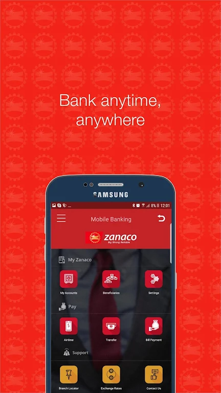 ZANACO Mobile Banking  Screenshot 2