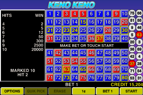 Keno Keno Las Vegas Casino  Screenshot 4