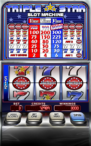 Free Triple Star Slot Machine  Screenshot 1