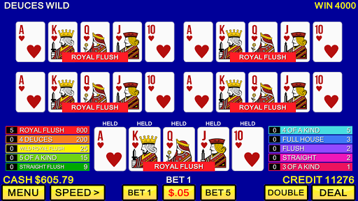 Multi Video Poker  Screenshot 1