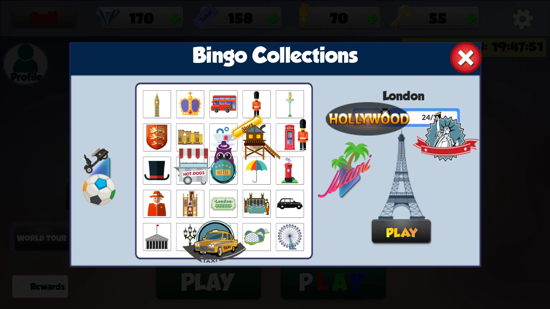 Black Bingo - Free Online Games  Screenshot 3