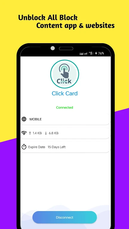 Click Card VPN  Screenshot 2