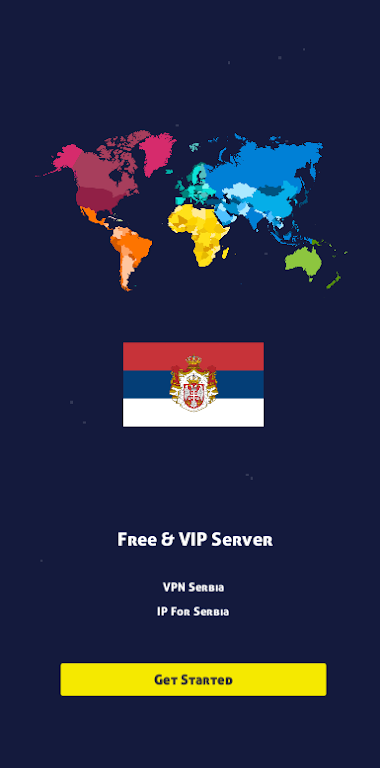 VPN Serbia - IP for Serbia  Screenshot 1