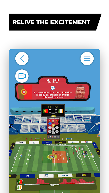 FootAR - Euro 24 in 3D & xGoal  Screenshot 2