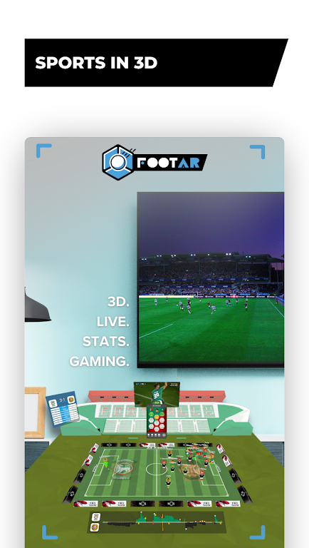 FootAR - Euro 24 in 3D & xGoal  Screenshot 1