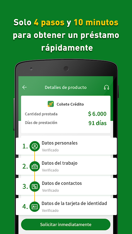 Cohete Crédito Mexic Cash Loan  Screenshot 1