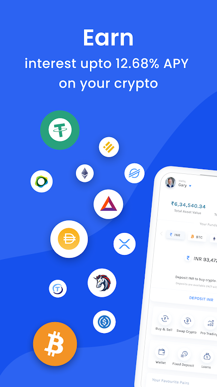 Vauld - Earn, Lend with Crypto  Screenshot 1