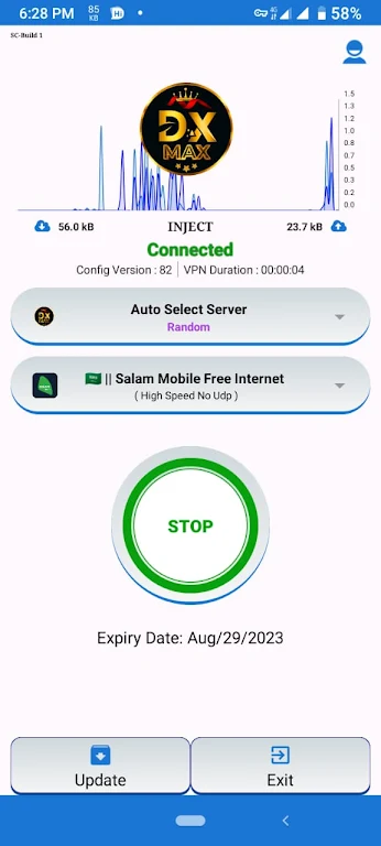 DX MAX VPN  Screenshot 2