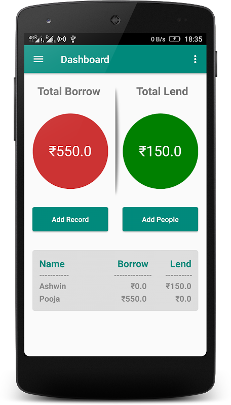 Borrow Lend Manager - IOU, Dept Tracker  Screenshot 1