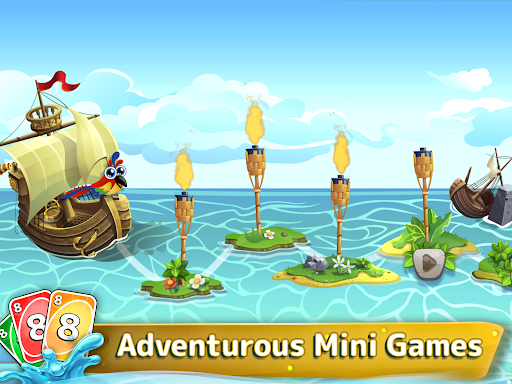 UNU - Crazy 8 Card Game: Card War on the Beach  Screenshot 1