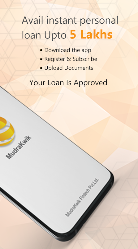 MudraKwik - Instant Loan App  Screenshot 1