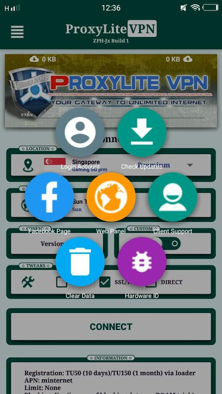 ProxyLite Reloaded - Direct, Inject & SSL/TLS VPN  Screenshot 2