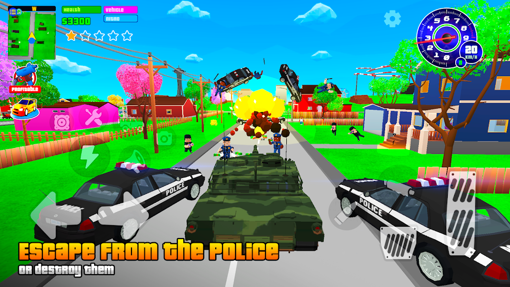 Gangs Wars: Pixel Shooter RP  Screenshot 1