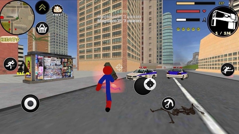 Stickman Spider Rope Hero  Screenshot 2