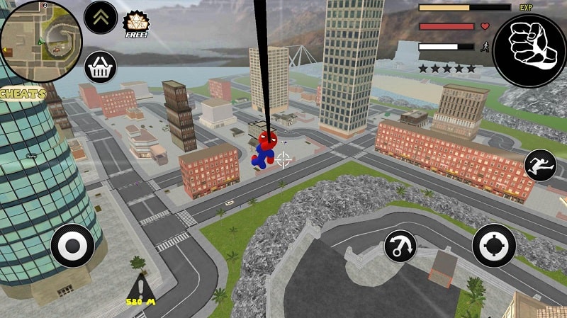 Stickman Spider Rope Hero  Screenshot 3