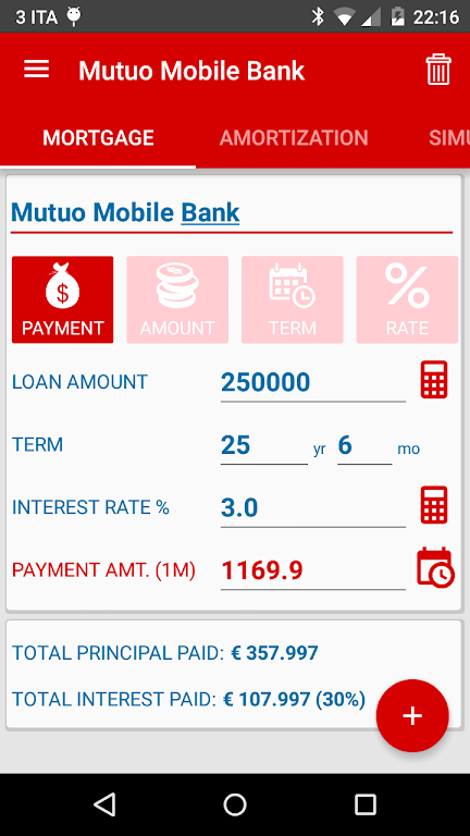 Mortgage Loan Calculator  Screenshot 1