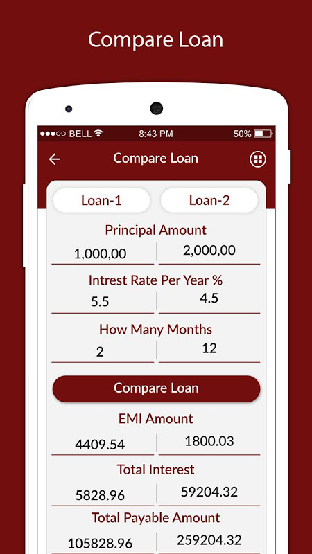 EMI Calculator - Loan EMI Calculator  Screenshot 1