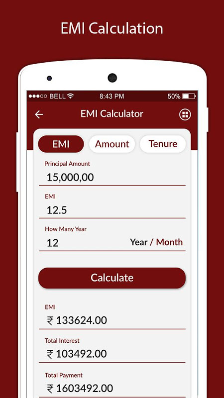 EMI Calculator - Loan EMI Calculator  Screenshot 4