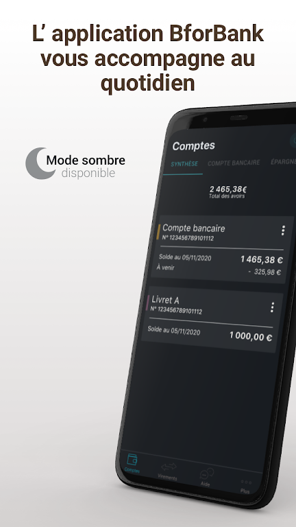 Ancienne application BforBank  Screenshot 1