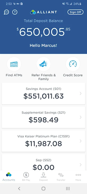 Alliant Mobile Banking  Screenshot 1