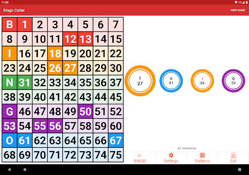 Bingo Caller for Chromecast  Screenshot 1