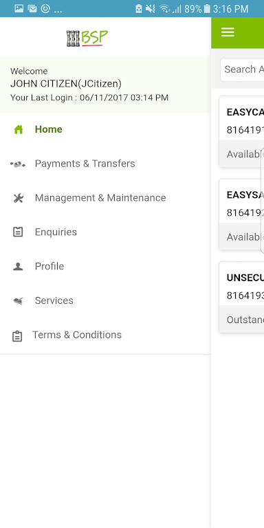 BSP Fiji Mobile Banking  Screenshot 2