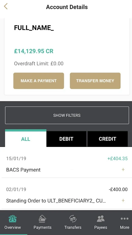 Weatherbys Mobile Banking  Screenshot 2