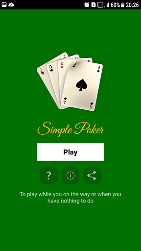 Simple Poker  Screenshot 1