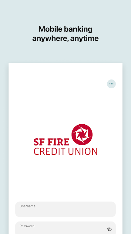 SF Fire CU Mobile Banking  Screenshot 1