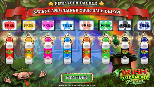 Irish Treasure Lucky Money Rainbow Bingo FREE  Screenshot 2