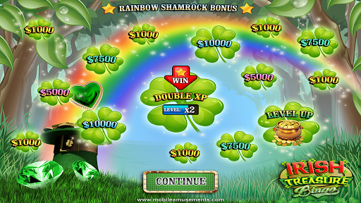 Irish Treasure Lucky Money Rainbow Bingo FREE  Screenshot 4