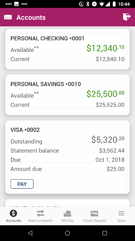 WeStreet Mobile Banking  Screenshot 1