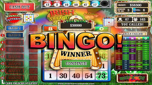 Irish Treasure Lucky Money Rainbow Bingo FREE  Screenshot 3