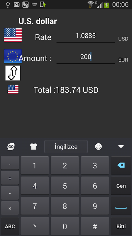 European Central Bank Exchange  Screenshot 2