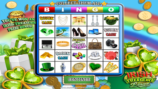 Irish Treasure Lucky Money Rainbow Bingo FREE  Screenshot 1