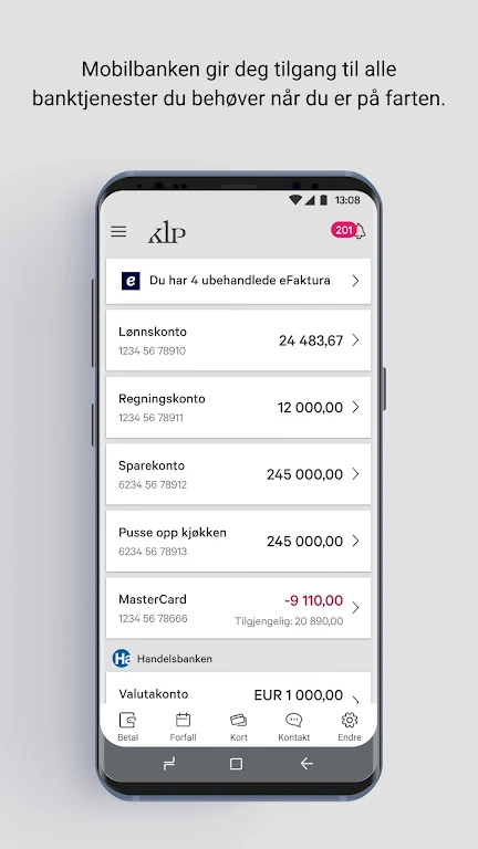 KLP Mobilbank  Screenshot 1