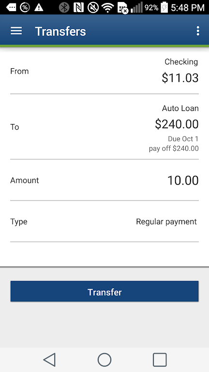 Evansville FCU Mobile Banking  Screenshot 3