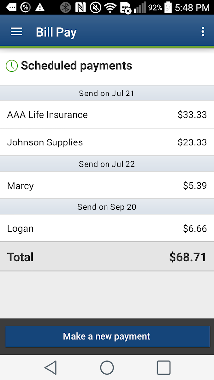 Evansville FCU Mobile Banking  Screenshot 4